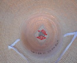CHAPEAU CAPELIN IPA T 54-55 TBE PAILLE VERITABLE  ITALIE