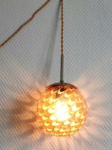Baladeuse globe miel style Murano 1970