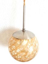Baladeuse globe miel style Murano 1970