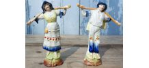 couples de porteur d 'eau en biscuits 