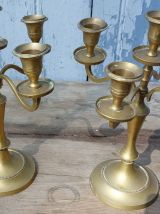 paire de chandelier en laiton