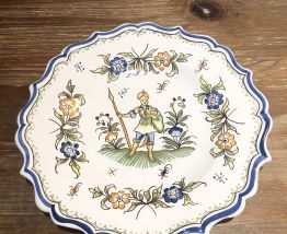 Assiette Moustiers 