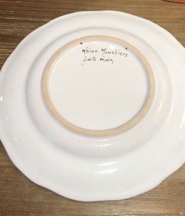 Assiette Moustiers 