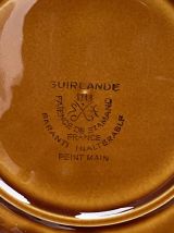 Set de 2 assiettes en faïence de St Amand