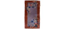 Tapis ancien Chinois Art Deco fait main, 1B958