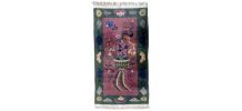 Tapis ancien Chinois Art Deco fait main, 1B960