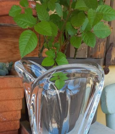 Vase tulipe cristal de Vannes