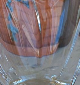 Vase tulipe cristal de Vannes