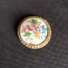 Broche porcelaine 