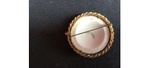 Broche porcelaine 