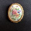 Broche porcelaine 