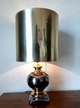 Lampe style Jansen céramique 1960 