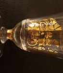 Lot de 10 verres évasés lisérés dorés