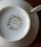 TRÈS JOLI SERVICE À CAFÉ ANCIEN EN PORCELAINE FINE D'EPINAL 