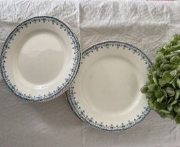 Assiettes Terre de fer H.B &amp; Cie (x8)