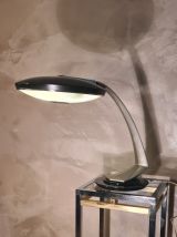 lampe fase de bureau boomerang noir et gris   ,h41 xl56   tr