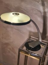 lampe fase de bureau boomerang noir et gris   ,h41 xl56   tr