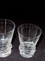 Grand Service de verres en cristal Daum France, modèle Sorcy