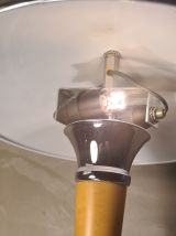 lampe champignon ( dit paquebot) ,H45 x L32 , chrome  nickel