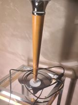 lampe champignon ( dit paquebot) ,H45 x L32 , chrome  nickel