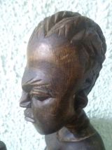 statuette femme africaine, bois 
