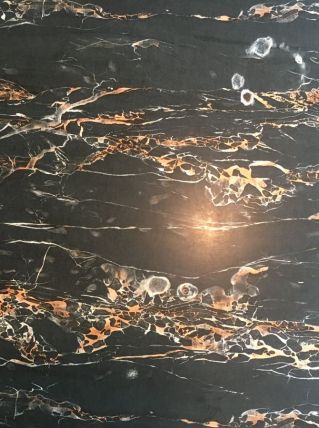 Salle à manger vintage Formica noir marbré