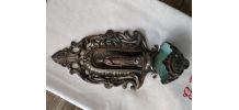 Bénitier metal vierge Marie