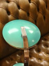 Mid-Century vert metal et chrome,, , Lampe de Bureau 520 par