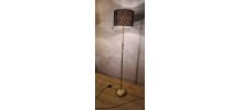  super lampadaire chrome or liseuse deluxe sur pied vintage 