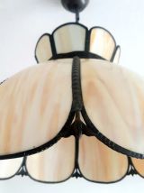 Suspension Tiffany pâte de verre art déco 