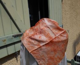 FOULARD CARRE SOIE 83x 83 CM NEUF SOIEDEREVE TIE AND DIE 