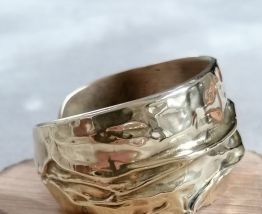 Bracelet manchette Brutaliste 