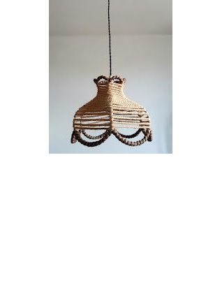 Suspension en corde vintage 1970