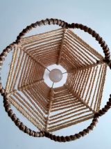 Suspension en corde vintage 1970