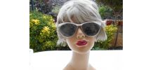 LUNETTES 60 JEAN LEMPEREUR VINTAGE RETRO NEUF BLANC MIXTE 
