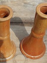 Bougeoirs en grès