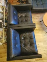 Paire de fauteuils très rares des années 1960 de Pierre Paul
