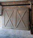 2 authentiques portes de garage coulissantes