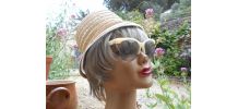 LUNETTES DE SOLEIL JEAN LEMPEREUR BLANC NEUF RETRO VINTAGE 