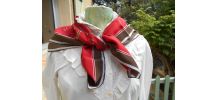 FOULARD CARRE BORDEAUX MARINE NEUF SOIE 75X75 CM