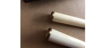 Fume cigarette ivoire et or ancien, 2 corps