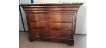 Commode avec marbre