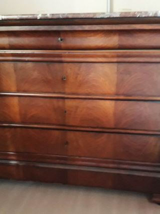 Commode avec marbre