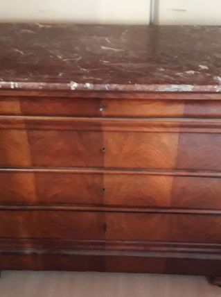 Commode avec marbre