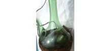 carafe  ancienne  ,  en verre , vintage