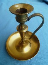 bougeoir en laiton , vintage  