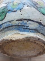 Bouteille en céramique siliceuse Iznik Turquie à décor flor