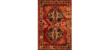 Tapis oriental doux et moderne