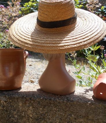 chapeau capeline 1900 -1930 PAILLE TBE ANCIEN VINTAGE 