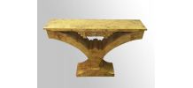 Console Art Déco papillon en bois de hêtre